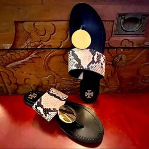 Tory Burch Platos Disk Sandal with box